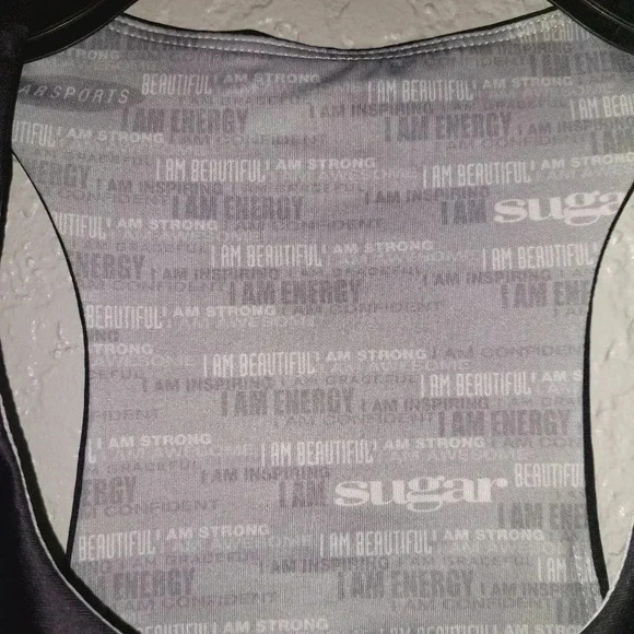 NWT Sugar Shock Sports Bra Black Small MSRP $89 - Picture 7 of 9